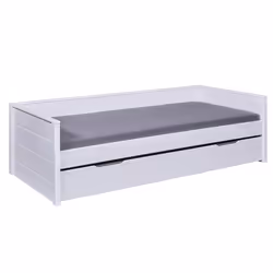 Inter Link Lit gigogne Dream the Future blanc 90 x 200 cm