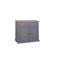 Inter Link Commode LUZERNA 3.1 Gris sépia bois massif