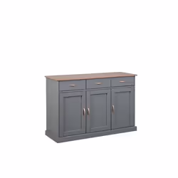 Inter Link Commode LUZERNA 4.1 Bois massif gris-sepia