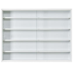 Inter Link Vitrine de collection COMPILATI Blanc