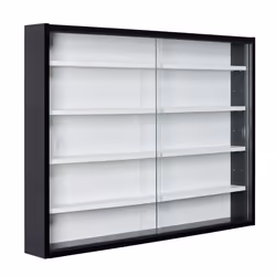 Inter Link Vitrine de collection COLLECTY noir/blanc