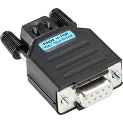 W&T 81009 convertisseur série, répéteur et isolateur RS-232 Noir