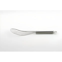 Fouet plat en inox - WEIS - 25 cm - Compatible lave-vaisselle