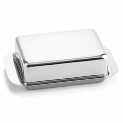 Beurrier - WEIS - Inox - 250g - Incassable - Lavable au lave-vaisselle