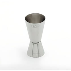Doseur à alcool - WEIS - Double 2cl et 4cl - Inox - Précision pour cocktails - Lave-vaisselle