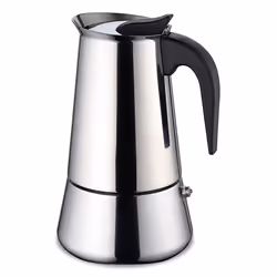 Weis 16979, Cafetière à moka, 0,5 L, Acier inoxydable, Acier inoxydable, 10 tasses, 165 mm