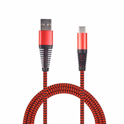 2GO 795947, 1 m, USB B, USB C, USB 3.2 Gen 1 (3.1 Gen 1), Rouge
