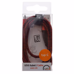 2GO 795947 câble USB 1 m USB 3.2 Gen 1 (3.1 Gen 1) USB B USB C Rouge