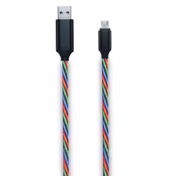 2GO 797145, 1 m, USB B, Micro-USB B, Multicolore