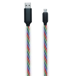 2GO 797145 câble USB 1 m USB B Micro-USB B Multicolore