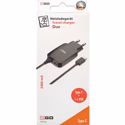 2GO 797167 chargeur d'appareils mobiles Universel Noir Secteur Intérieure
