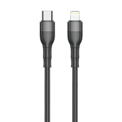 2GO 797307 câble Lightning 1 m Noir