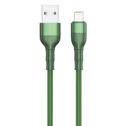 2GO 797310, 1 m, Lightning, USB B, Mâle, Mâle, Vert