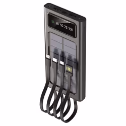 2GO 797371, 10000 mAh, Noir