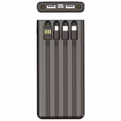 2GO 797371 banque d'alimentation électrique 10000 mAh Noir