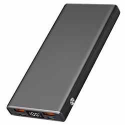 2GO 797517, 10000 mAh, Power Delivery, 42,5 W, Noir