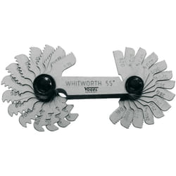 Modèles en acier, pour filetage, filetage métrique type 60°, 24 lames oiseaux 471009