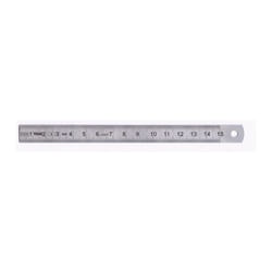Vogel - Règle, acier inoxydable, chromé mat, classe ce ii, longueur 150 mm, section 13 x 05 mm oiseaux 1001040015
