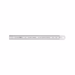 VOGEL 1010020030 - Règle flexible DIN 2768m, longueur 300 mm - section 13 X 05 mm, acier inoxydable satiné. Pas 1/2 mm - 1/1 ...
