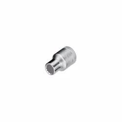 Douille 1/2'', 12 pans femelle avec profilé UNIT DRIVE Cote s/plats : 24 mm, Longueur 41,5 mm - Chromé mat - Acier au vanadiu ...