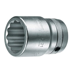 Jeu de clés à douille d 21 1 po. 12 pans ouv. de clé 50 mm longueur 75 mm