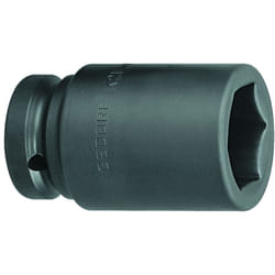 6185510 - Douille impact embout 1' long hexagone 27 mm , k 21 l 27 - Gedore
