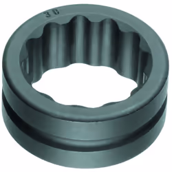 31 R Bague d'insertion pour les cliquets à roue libre Profil UD 12 points ou double hexagone Acier au vanadium 31CrV3, phosph ...