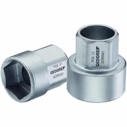 Avec lecteur hexagonal externe 18,95 mm, Pour utilisation avec le cliquet réversible N° 1993 U-20 SK, Les couples selon la no ...