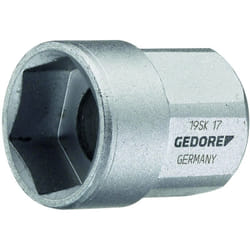 GEDORE 2225913 - Insert de clé à douille 1/2" court, 17 mm , 19 SK 17