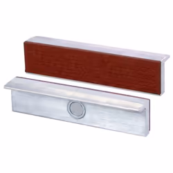 en aluminium avec revêtement en fibres pour le serrage de pièces à usiner avec des surfaces finement fraisées ou rabotées et  ...