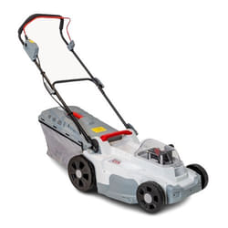 IKRAmogatec ICM 2/2037 tondeuse à gazon Tondeuse à gazon poussée Batterie Noir, Gris, Rouge, Transparent