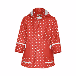 PLAYSHOES 408566-8/104, Vêtement de pluie, Adulte, Polyester, Polyuréthane, Rouge, Blanc