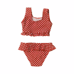 PLAYSHOES 461029_86/92, Maillot de bain une pièce, Bébé (0-2 ans), Rouge, Blanc, Motif, Femelle, 1 pièce(s)