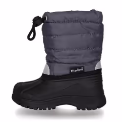 PLAYSHOES Winter-Bootie, Bottines, Unisexe, Bébé (0-2 ans), Noir, Gris, 20/21, EUE