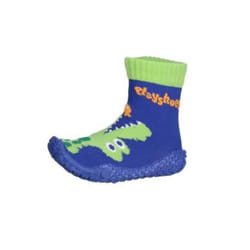 PLAYSHOES 174808 Chaussures pour marcher dans l’eau Unisexe Bleu, Vert