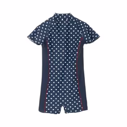 PLAYSHOES 461241-11_110/116 maillot de bain Bleu, Rouge, Blanc