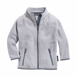 PLAYSHOES Fleece-Jacke, Cardigan, Unisexe, Bébé (0-2 ans), 80, Bébé (hauteur), Gris