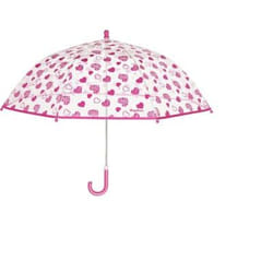 PLAYSHOES 448531 parapluie pour enfants Rose, Transparent