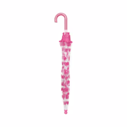 PLAYSHOES 448531 parapluie pour enfants Rose, Transparent