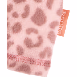 PLAYSHOES Fleece-Schlauchschal Leo-Print Cravate Rose