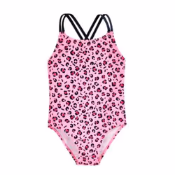 PLAYSHOES 468109, Maillot de bain une pièce, Coupe régulière, Enfant, Rose, Motif, Femelle