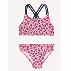 PLAYSHOES 468110, Maillot de bain deux pièces (ensemble), Bikini classique, Coupe régulière, Enfant, Rose, Motif