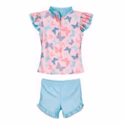 PLAYSHOES 461312, Maillot de bain deux pièces (ensemble), Bébé (0-2 ans), Multicolore, Motif, 74 - 80, Bébé (hauteur)