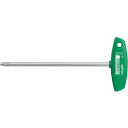 Clé mâle avec manche en t torx® chromée mate T40 (01341) - Wiha
