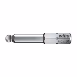 Wiha 7017 Z, 1 pièce(s), Hex (métrique), 4 mm, Acier, DIN 3126, ISO 1173, 38 mm