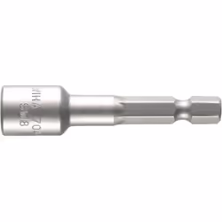Wiha 04638, 1 pièce(s), 25,4 / 5 mm (1 / 5"), Sulfate de chondroïtine, Acier inoxydable, CE, 55 mm