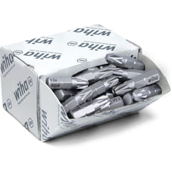Wiha - Boites d'embouts Standard 25 mm Pozidriv (PZ3) 50 pcs 1/4' C6,3 en assortiment (08058)
