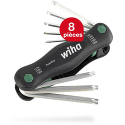 Wiha - Multitool PocketStar torx® Tamper Resistant (avec perçage), 8 pcs (25166)