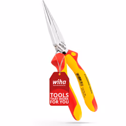 Wiha Z 05 0 06, Pince à long bec, Acier, Rouge, Jaune, 200 mm, 200 g