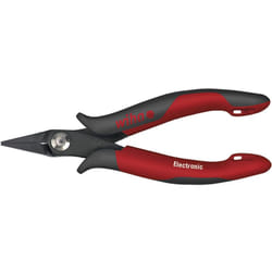 Wiha - Pince pointue Electronic Tête étroite, courte forme droite 135 mm, 5 1/3' (26801)